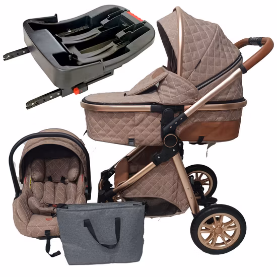 Light Weight Luxury Travel Baby Pram Stroller Car Seat 3 in 1