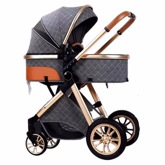 Light Weight Luxury Travel Baby Pram Stroller Car Seat 3 in 1