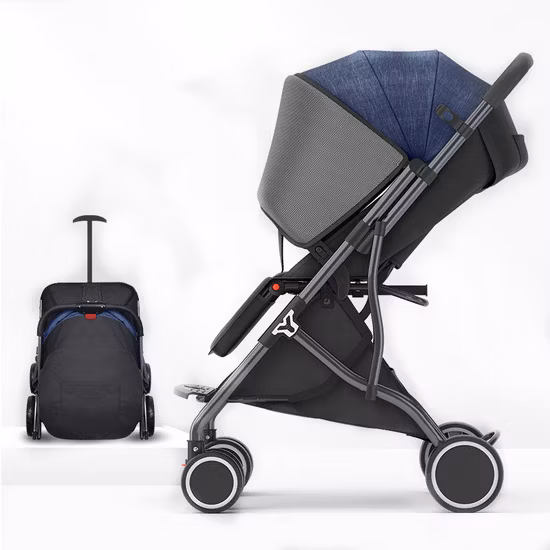 Cochecitos de bebé ligeros, cochecito de bolsillo para niños, sistema de viaje plegable con una mano, cochecito de bebé