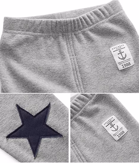 Venda al por mayor la nueva ropa atlética del bebé de los pantalones del algodón de los pantalones atléticos del basculador del color sólido de los pantalones de chándal de la historieta